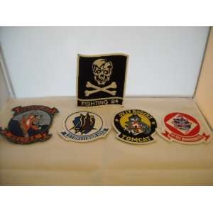  Set of 5 USN Squad Patch Collection 