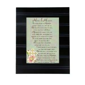  Cottage Garden Home n Heaven Photo Frame in Black F165BLK 