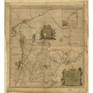  1784 map of Vermont & New Hampshire