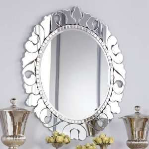 American Drew 908 021 Jessica McClintock Couture Round Venetian Mirror 