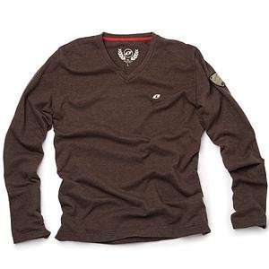  One Industries Arlington V Neck Sweater   X Large/Brown 