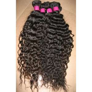  100% Authentic Virgin Brazilian Remy Hair Curly 14 #1b 