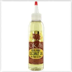  Okay 100% Coconut Oil 6oz [For Hair & Skin] Beauty