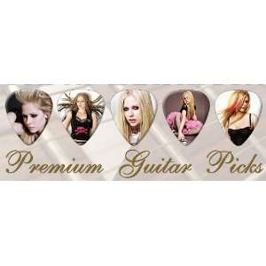  Avril Lavigne Premium Guitar Picks Bronze X 5 Medium 