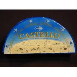Danish Blue Castello   1.9 LB 1/2 Wheel  Grocery & Gourmet 