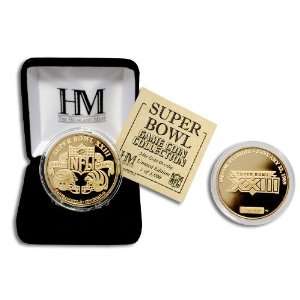  24KT Gold Super Bowl XXIII Flip coin