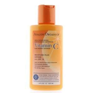  Avalon Organics Vitamic C Skin Care Moistrure Plus Lotion 