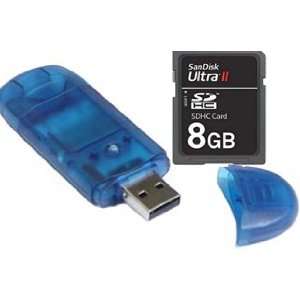  Sandisk 8GB Ultra II SD HC Card (SDSDH 8192, Bulk 