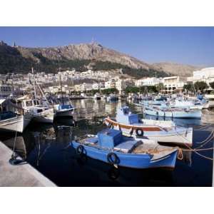 Boats at Pothia, Kalymnos, Dodecanese Islands, Greek Islands, Greece 