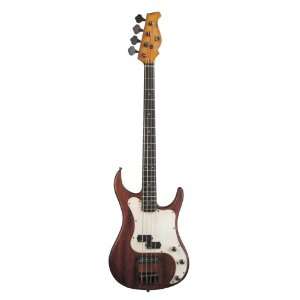  AXL Badwater Electric Bass Brown Musical Instruments