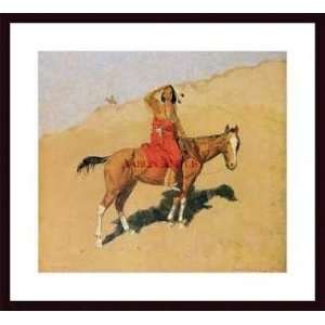  Scout   Artist Frederic Remington  Poster Size 24 X 27 Home