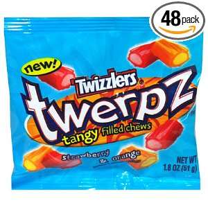 Twizzlers Twerpz, 1.8 Ounce Packages (Pack of 48)  Grocery 