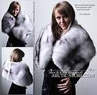 NEW ARKTIKA Blue Fox Fur Hat Shapka Leather Top Russian style Women 