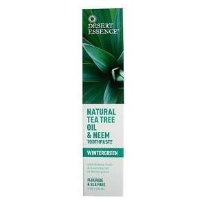  Desert Essence Natural Tea Tree Oil and Neem Toothpaste 