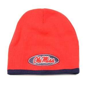  Ole Miss Red College Beanie 