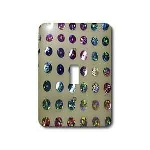 Florene Designer Textures   Multi Color Twinkles   Light Switch Covers 