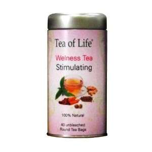 Tea of Life Ayurvedic Wellness Stimulating Tea 40 Tea Bags  