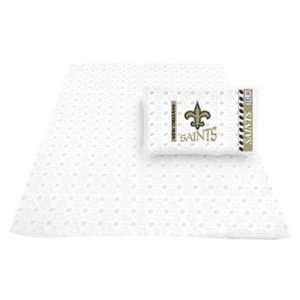  New Orleans Saints Twin Size Jersey Sheet Set