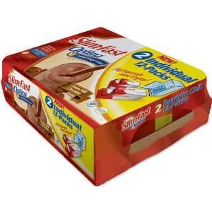 Slim Fast Creamy Milk Chocolate Shakes   24/11 oz.   CASE PACK OF 4 