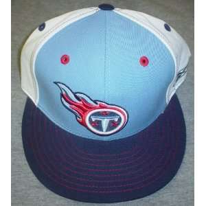   Titans Team Kolors Fitted Reebok Hat Size 7 5/8