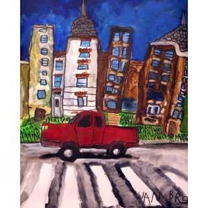   Funds for ARTs in Education, Red Truck by Van Berg 