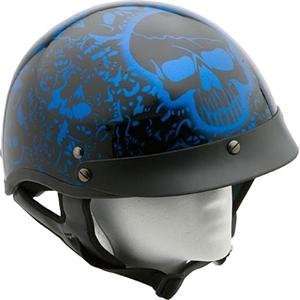  Kerr Shorty Boneyard Helmet   Small/Dark Blue Automotive
