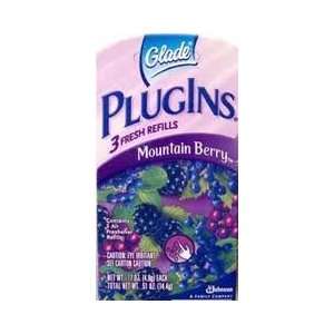 Glade PlugIns Mountain Berry Holder + 3 refills  Kitchen 