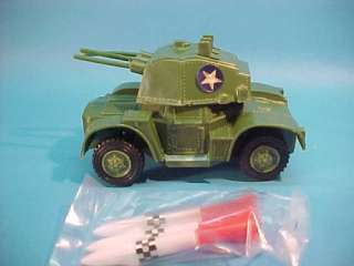 ARMY ARMOURED ROCKET LAUNCHER FRICTION BOXED 1970s  