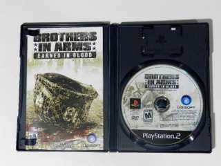 PLAYSTATION 2 BROTHERS IN ARMS LOT ROAD TO HILL 30 EARNED IN BLOOD PS1 