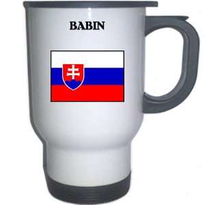  Slovakia   BABIN White Stainless Steel Mug Everything 