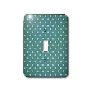 Polka Dots   Light Turquoise Polka Dots On A Deep Turquoise Background 
