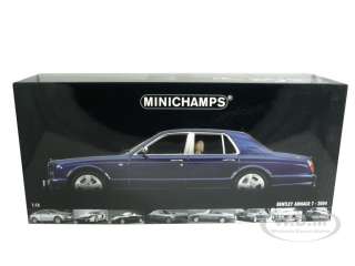  model of 2004 Bentley Arnage T Blue die cast car by Minichamps