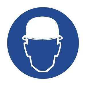  ISO203AP   Label, Graphic For Wear Head Protection, 2in 