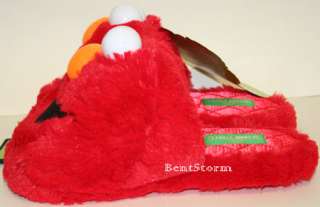  ELMO Muppets plush ADULT Slippers shoes Valentines Day NWT  
