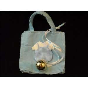  Baby Shower Birth Commemorative Gift Bag with Brass Bell 