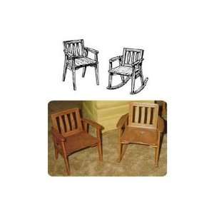  with Arm Chair Plan (Woodworking Project Paper Plan)