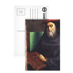 Portrait of Cardinal Bessarion (1402 72) c.1475 (oil on panel) by Joos 