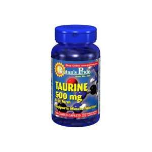  Taurine 500 mg 500 mg 50 Caplets