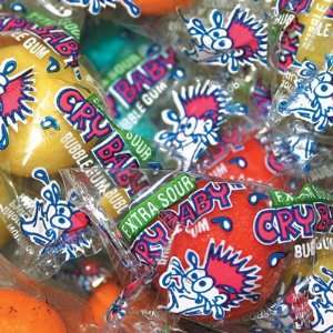 Concord Extra Sour Cry Baby Bubble Gum 1 Lb (wrapped)  