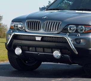 Keep your grille protected with the sleekly designed chrome stainless 