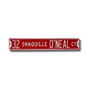  MIAMI HEAT 32 SHAQUILLE ONEAL CT Authentic METAL STREET 