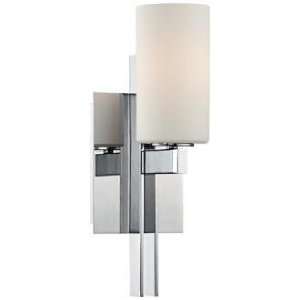  Possini Tuning Fork 14 High Chrome Wall Sconce