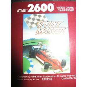  Sprint Master {IndyCar Racing} for Atari 2600 Everything 