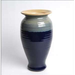   Tumbleweed Pottery 5577B Vase 10 inch   Blue