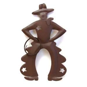   Cowboy Wall Sculpture Shannon CLOSEOUT BACKORDERED 