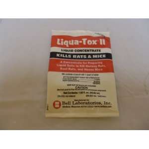  Liqua Tox II Liquid Poison Bait Rodenticide   1 Pouch 