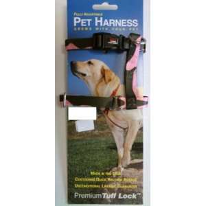  Tuff Lock Dog Harness 1 XL Pink Camo