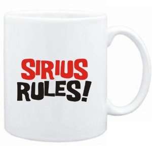  Mug White  Sirius rules  Male Names