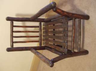 SIGNED OLD HICKORY ARTS AND CRAFTS CHAIR NICE  