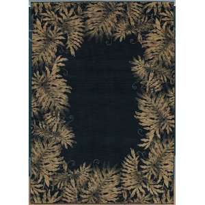  Tommy Bahama jungle tumble black Rectangle 5.50 x 7.50 
